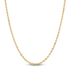 10K Yellow Gold Rope Chain – Diamond Cut (3MM)