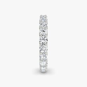 14K White Gold Round Diamond Eternity Ring