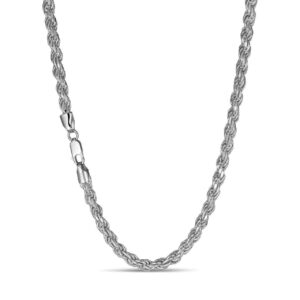 925 Sterling Silver Rope Chain