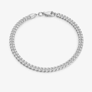 925 Sterling Silver Men’s 6MM Cuban Bracelet