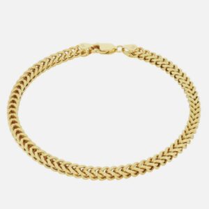 10K Yellow Gold 4MM Franco Bracelet